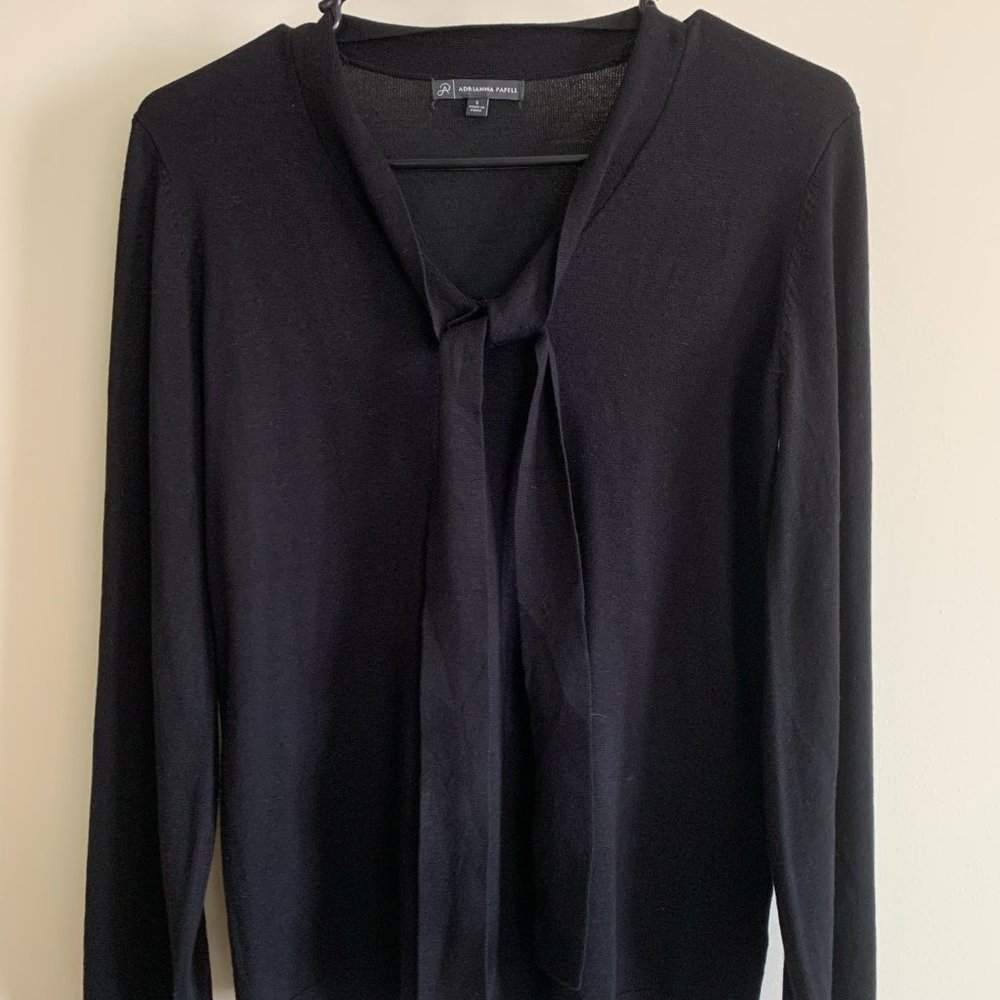 Adrianna Papell black sweater